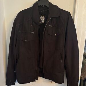 Black Brand Designed in LA Men's Motorcycle Jacket - Size L